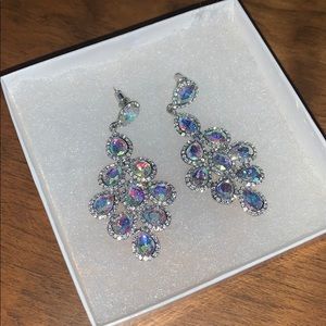 Iridescent earrings